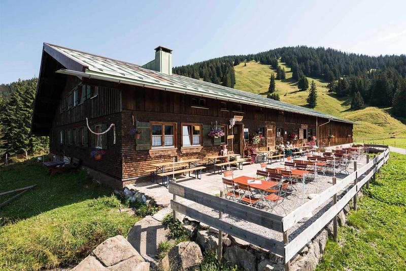 Aufnahme der Mittelalpe bei Obermaiselstein