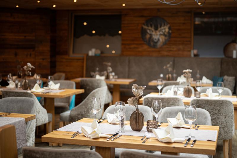 Aufnahme des Restaurants im Berwangerhof