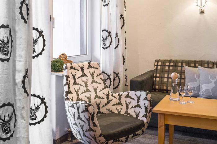 Zimmeraufnahme des Hotels