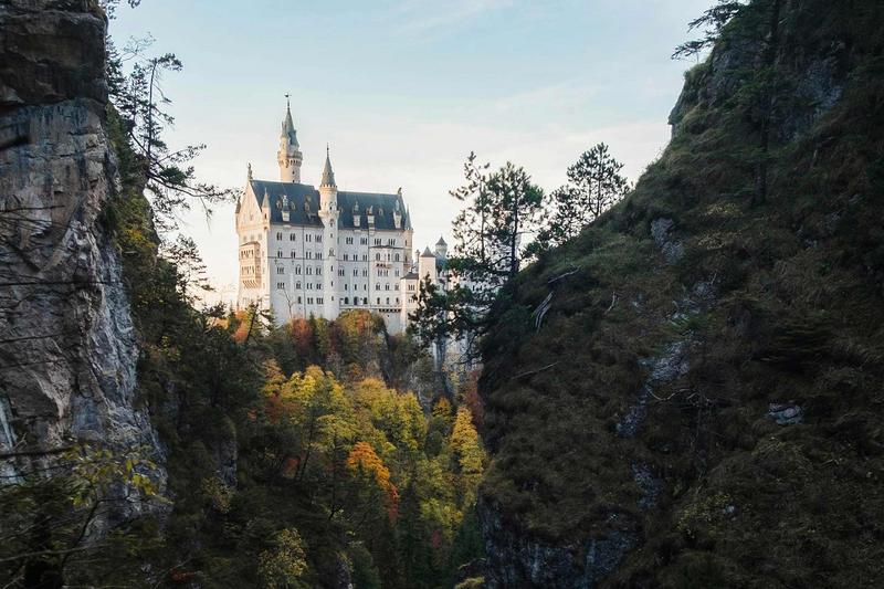 Aufnahme des Schloss Neuschwanstein im Sommer
