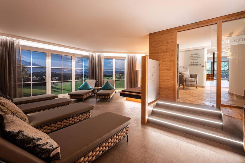 Ruhebereich im Spa des Hotel Berwangerhof