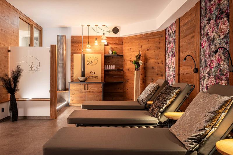 Ruhebereich im Spa des Hotel Berwangerhof