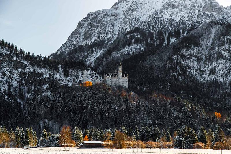 Schloss Neuschwanstein im Winter
