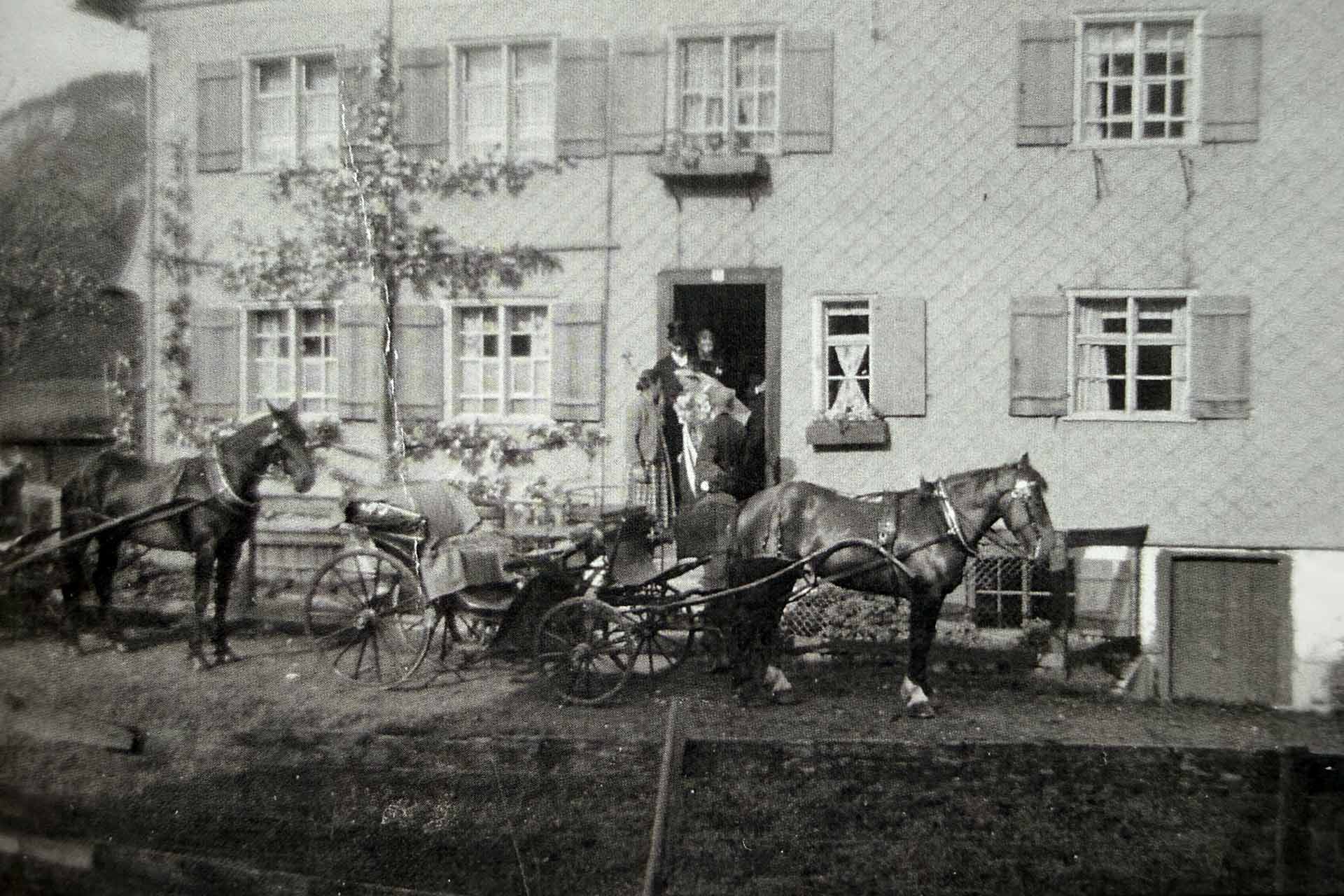 historische Aufnahme des Haus Berwanger