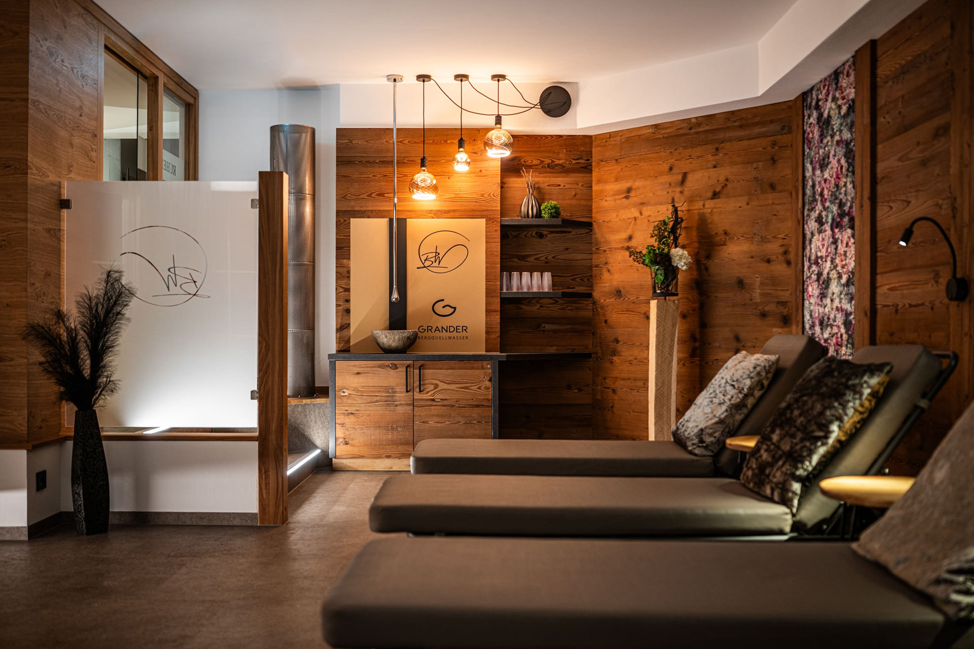 Ruhebereich im Spa des Hotel Berwangerhof