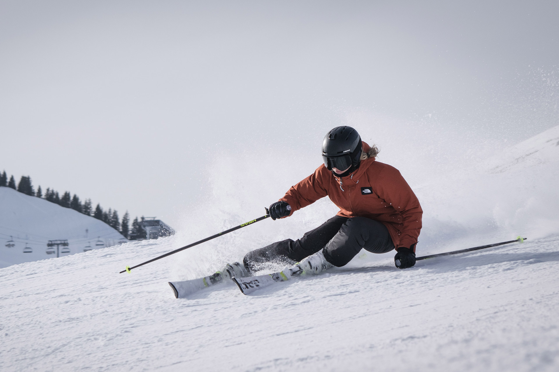 Bild einer Skifahrerin