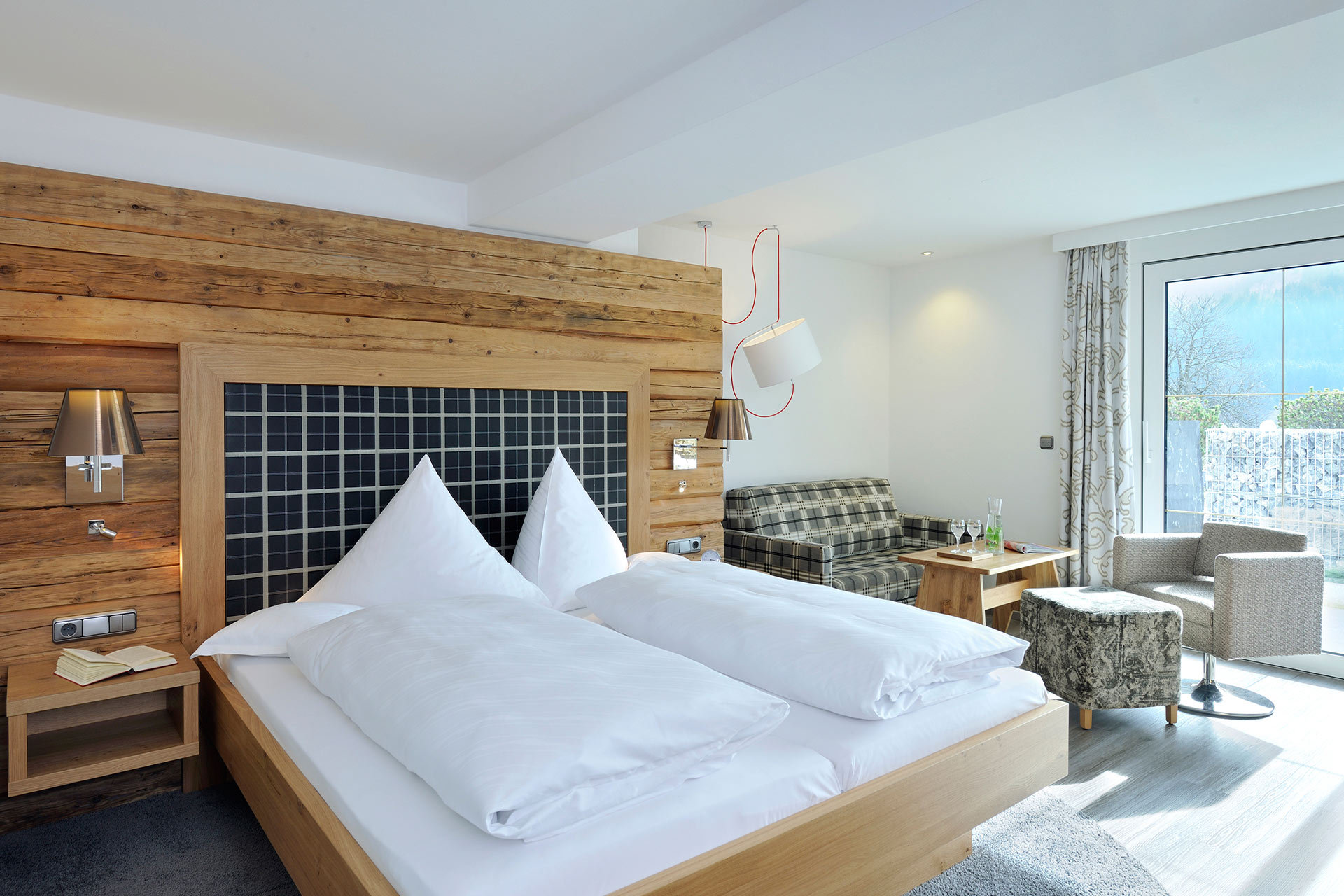 Zimmeraufnahme des Hotels