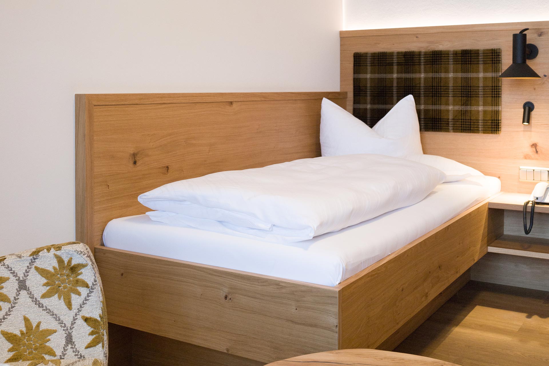 Zimmeraufnahme des Hotels