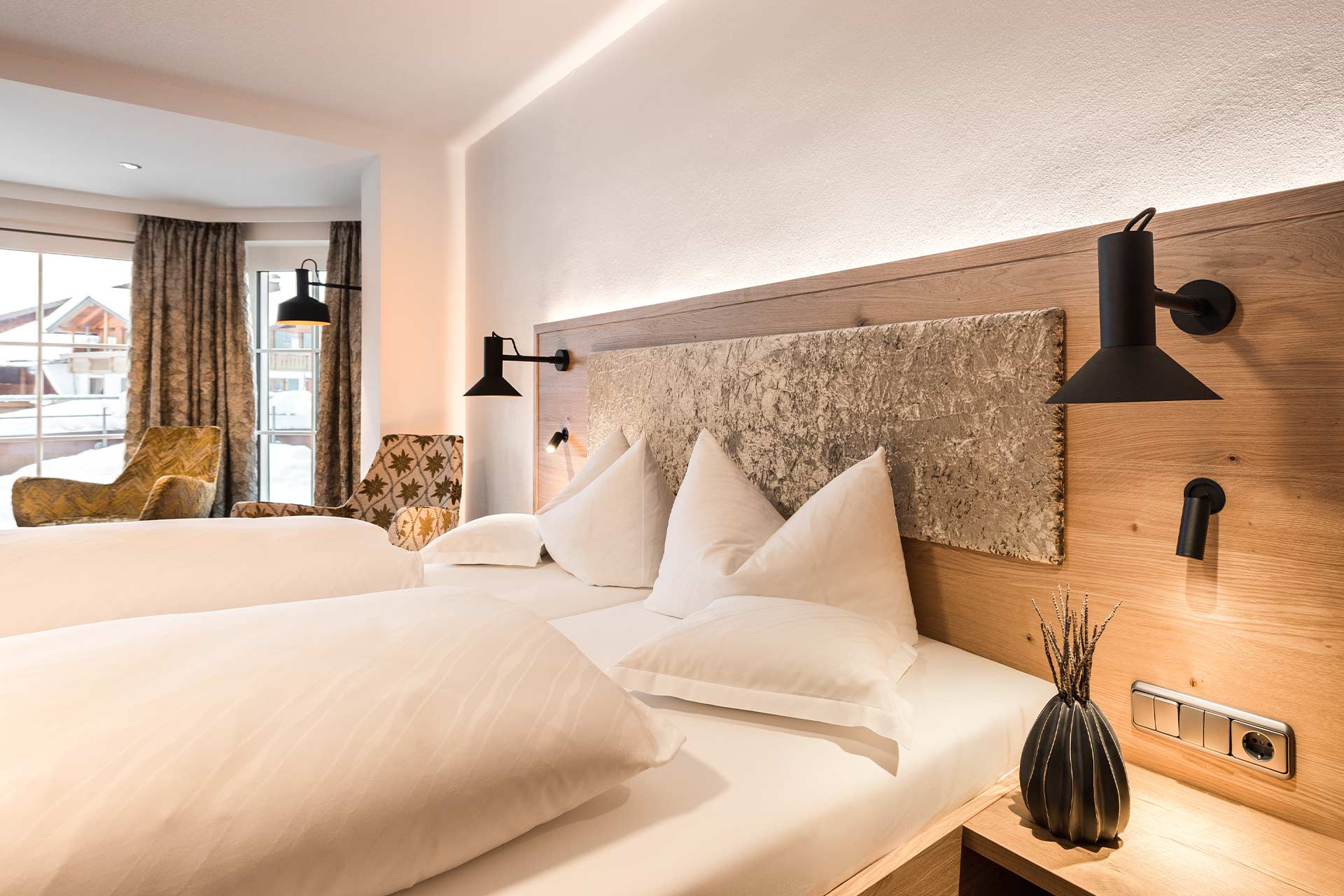 Zimmeraufnahme des Hotels