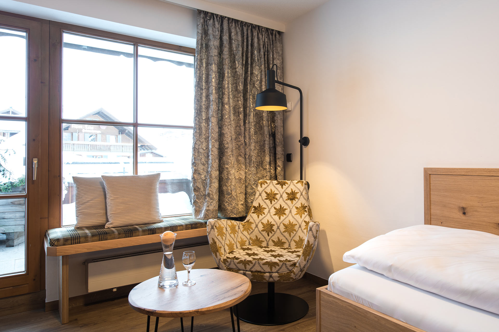 Zimmeraufnahme des Hotels